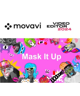 Movavi Video Editor 2024 - Mask It Up Pack DLC Steam Key GLOBAL